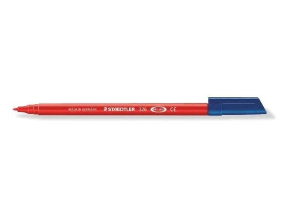 Staedtler 326, Punainen, 1 mm, Polypropeeni (PP), Vesipohjainen muste