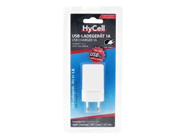 Hycell HYCE kotilaturi USB 1A 1Port 1000-0052