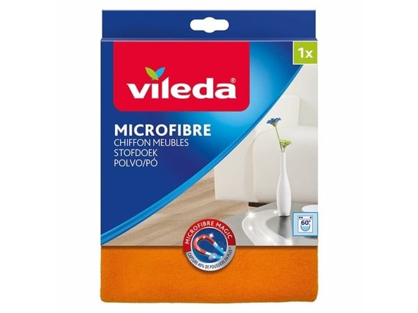 Vileda 4023103124967, Mikrofiber, Polyester, Oransje, Hånd vask, 40 °C, 300 mm, 400 mm