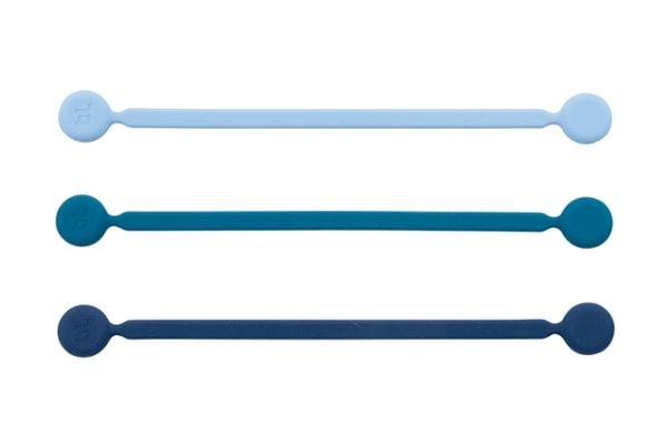 Bluelounge MagWrap, Avattava johdinside, Sininen, 2 pää(t), 19,1 cm, 4 kpl