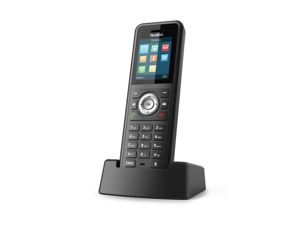 Yealink W59R - Trådløst ekstra håndsett - med Bluetooth-grensesnitt med anrops-ID - DECT - treveis anropskapasitet - svart