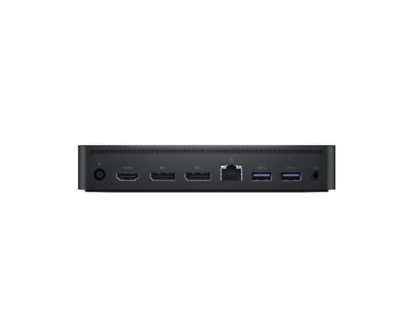 DELL D6000, Kabel, USB 3.2 Gen 1 (3.1 Gen 1) Type-C, 10,100,1000 Mbit/s, Svart, 3840 x 2160 pixlar, Kensington