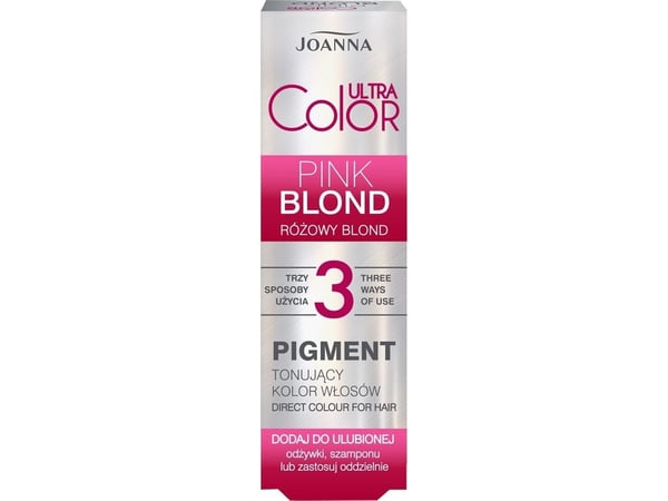 Joanna pigment tonende hårfarge Rosa Blond 100 ml