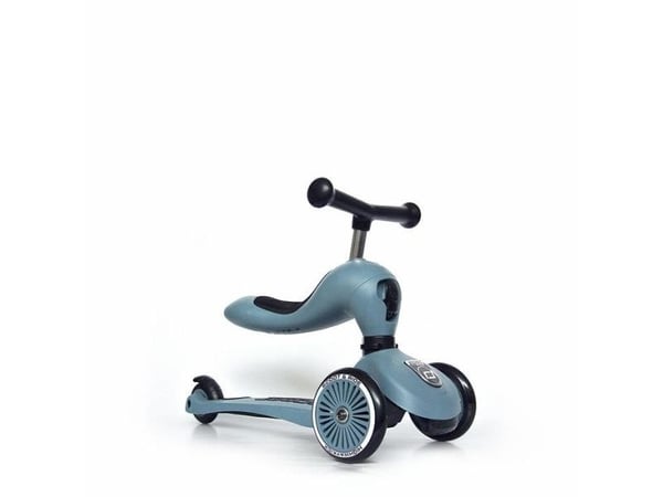 Scooter ScootAndRide Highwaykick 1 Srebrny (96271)