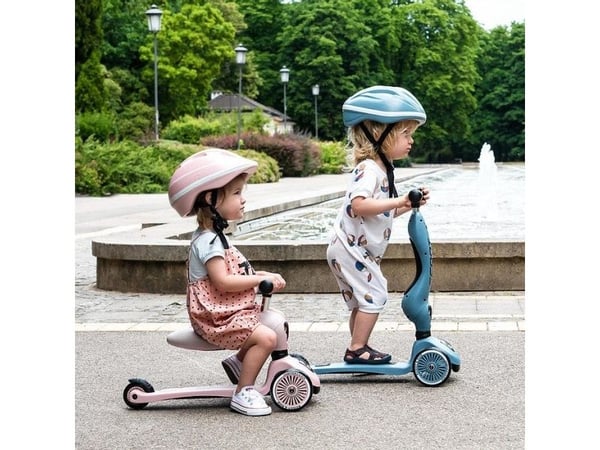 Scooter ScootAndRide Highwaykick 1 Srebrny (96271)