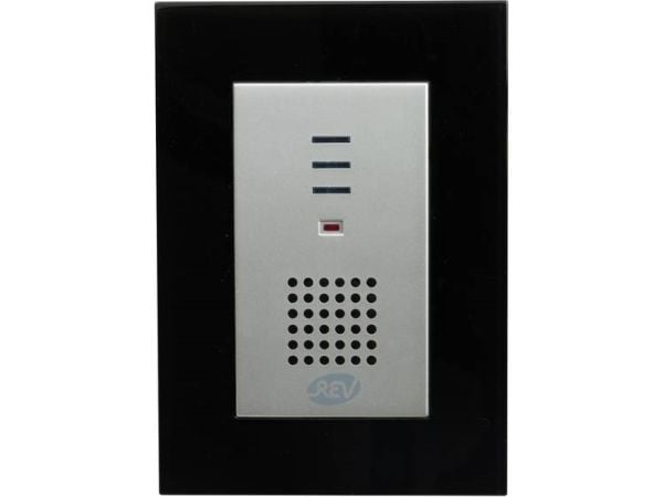 REV 0046830, Sølv, IP20, IP44, Trådløs, 434 MHz, 100 m, Batteri