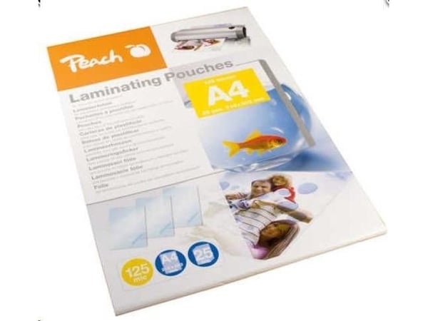 Peach PPR525-02, Läpinäkyvä, A4, 25 kpl