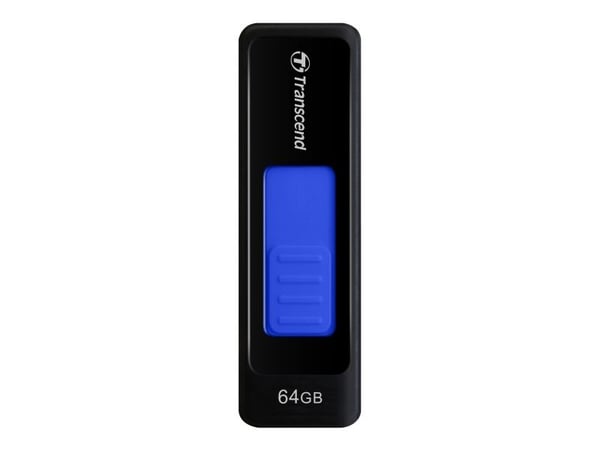 Transcend JetFlash 760 - USB flash-enhet - 64 GB - USB 3.0 - svart