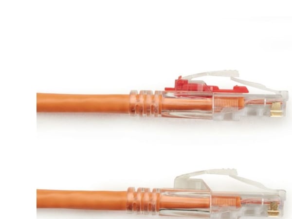 Black Box GigaTrue 3 CAT6 1ft, 0,3 m, Cat6, U/UTP (UTP), RJ-45, RJ-45, Oransje