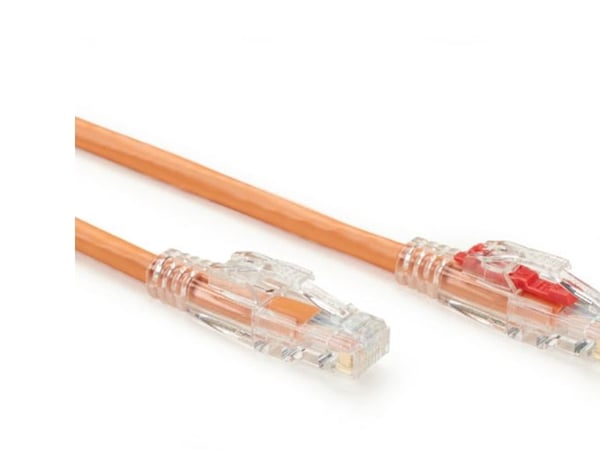 Black Box GigaTrue 3 CAT6 1ft, 0,3 m, Cat6, U/UTP (UTP), RJ-45, RJ-45, Oransje