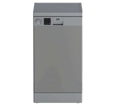 Beko DVS05024S - Oppvaskmaskin - bredde: 44.8 cm - dybde: 60 cm - høyde: 85 cm - sølv