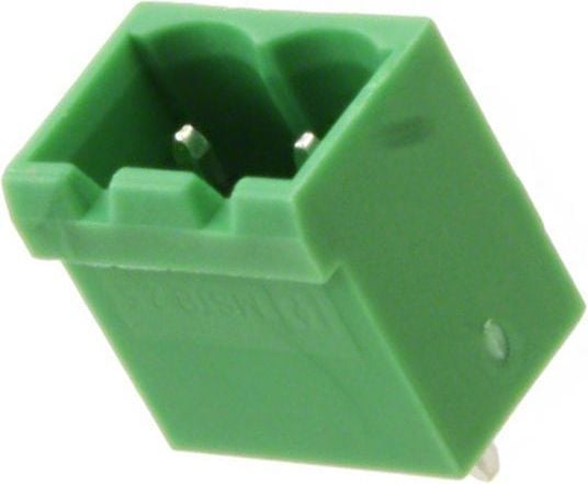 Phoenix stift-husplate MSTBVA polantall totalt 2 1755516 rastermål 5 mm - 0,903 g - 12 mm - 8,6 mm - 15,9 mm - Grønn - EN-VDE - CSA - V0 (1755516)