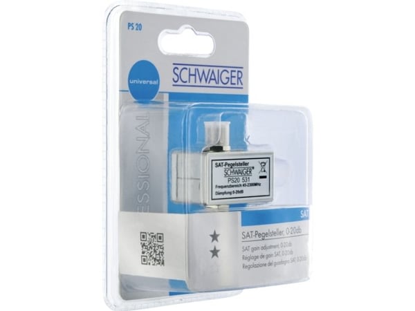 Schwaiger PS20 531 F koaksialkabel 24V 50mm 20mm 40mm