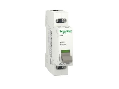 Schneider Electric A9S60220, Erotin, Valkoinen, IP4X, 18 mm, 70 mm, 77 mm