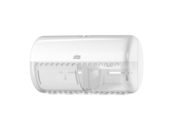 Tork 557000, Dispenser for toalettruller, Hvit, Plast, 286 mm, 153 mm, 158 mm