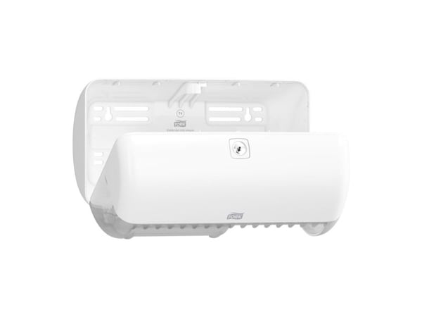 Tork 557000, Dispenser for toalettruller, Hvit, Plast, 286 mm, 153 mm, 158 mm