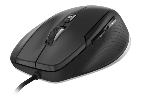 3Dconnexion CadMouse Compact - Mus - ergonomisk - høyrehendt - optisk - 7 knapper - kablet - USB