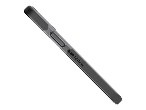 Tech21 Evo Check - Baksidedeksel for mobiltelefon - røykfarget/svart - for Apple iPhone 12 mini