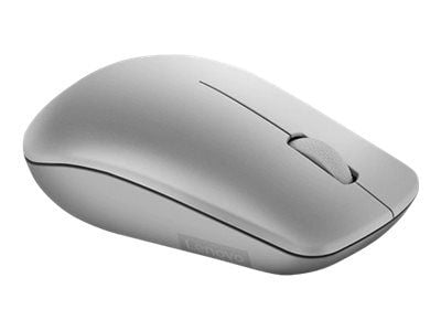 Lenovo 530 Wireless Mouse - Mus - høyre- og venstrehåndet - optisk - 3 knapper - trådløs - 2.4 GHz - USB trådløs mottaker - platinagrå