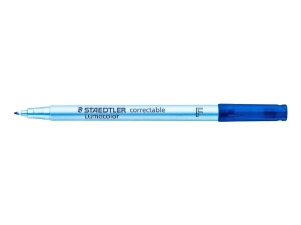 STAEDTLER Lumocolor correct F foliokynä sininen 10 kpl