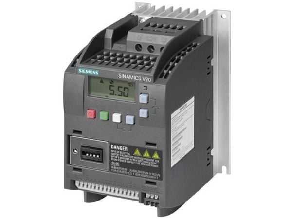 Siemens 6SL3210-5BE15-5UV0, Svart, IP20, 380 - 480 V, 90 mm, 146 mm, 150 mm