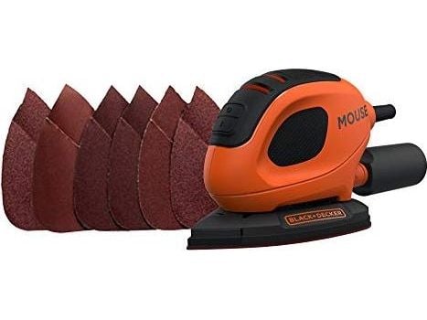 Black & Decker BEW230, Detaljslip, Detail, Orbital, Svart, Orange, Plast, Gummi, 11000 RPM, 76 dB