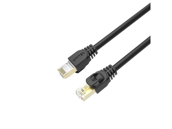 UNITEK C1808HBK, 0,5 m, Cat7, S/FTP (S-STP), RJ-45, RJ-45, Sort