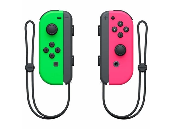 NINTENDO Joy-Con (L)/(R) - Håndkonsoll - trådløs - neongrønt, neonrosa (en pakke 2) - for Nintendo Switch