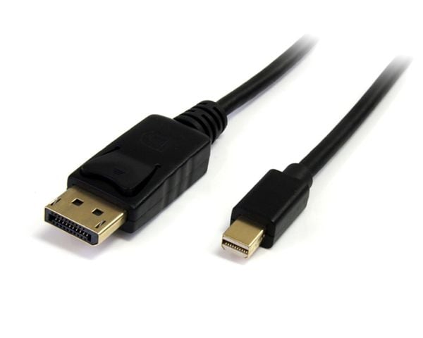 StarTech 3m Mini DisplayPort to DisplayPort 1.2 Cable DisplayPort 4k - DisplayPort-kabel - DisplayPort (hann) til Mini DisplayPort (hann) - 3 m - s...