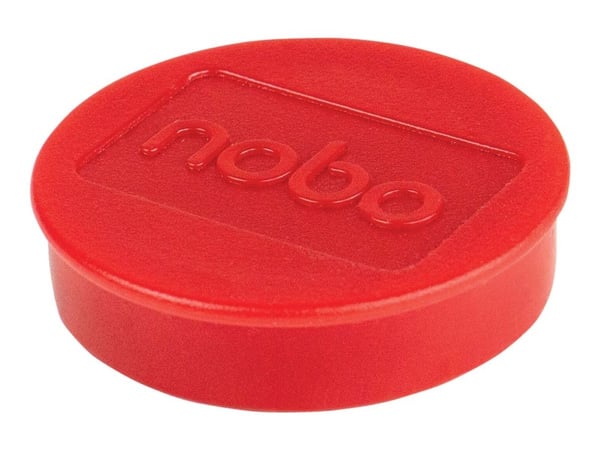 Magneetit 38mm Nobo punainen pk/4