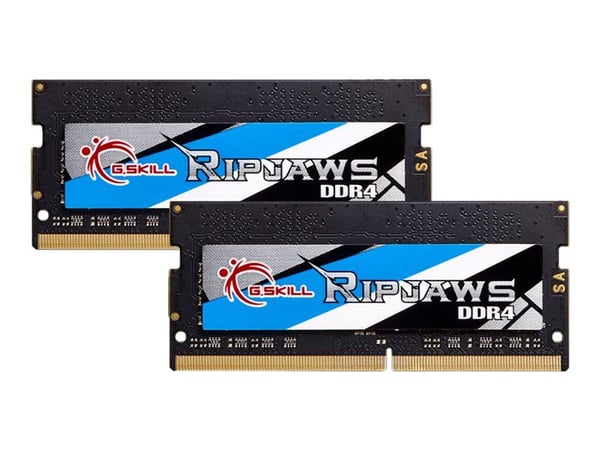 G.Skill Ripjaws - DDR4 - sats - 16 GB: 2 x 8 GB - SO DIMM 260-pin - 3200 MHz / PC4-25600 - CL22 - 1.2 V - ej buffrad - icke ECC