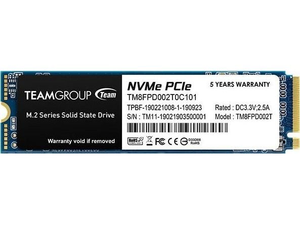Team Group MP33 PRO, 2000 GB, M.2, 2100 MB/s