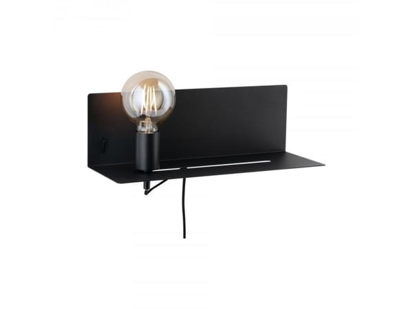 Paulmann 789.20, Ytmonterad, E27, IP20, Svart