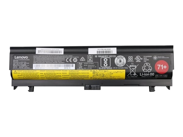 Lenovo ThinkPad Battery 71+ - kannettava tietokoneen akku - litiumioniakku - 6 kennoa - 4,4 Ah - 48 Wh - FRU, (CRU) - Tier 1 - tuotteeseen ThinkPad...