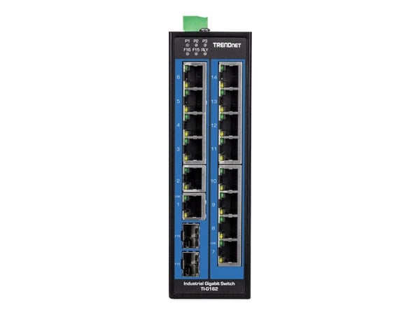 Trendnet TI-G162, Gigabit Ethernet (10/100/1000), Täysin kaksipuolinen, Seinäkiinnitteinen