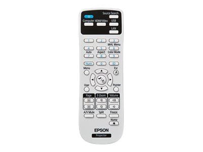 Epson - Fjernkontroll - for Epson EX3260, Pro EX7260; Home Cinema 1080; PowerLite 10X, 970, 980, 990, Home Cinema 760