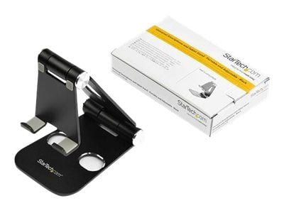 Startech Phone and Tablet Stand, Foldable Universal Mobile Device Holder for Smartphones & Tablets, Adjustable Multi-Angle Viewing Ergonomic Cell P...