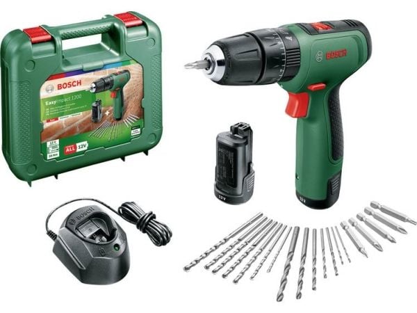 Bosch AKKUSLAGBOREMASKINE 1200 12V 2X1,5AH