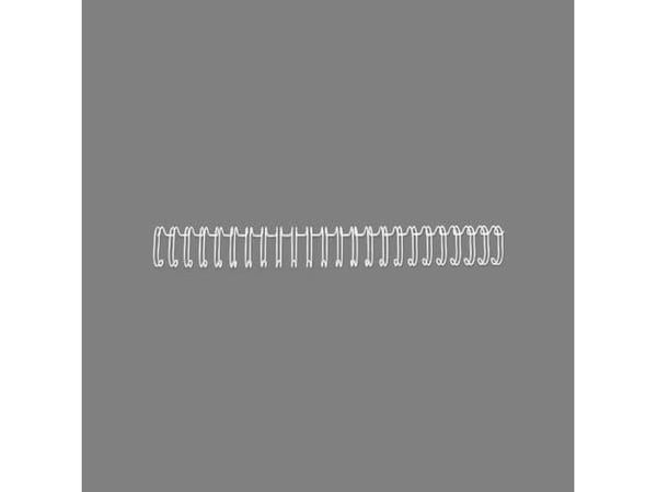 GBC metallikierre 3:1 Nro 4, Valkoinen, Valkoinen, Valkoinen, Valkoinen, Valkoinen, 45 arkkia, A5, 6 mm, 309 mm, 347 mm