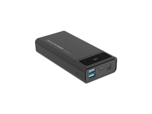 RealPower PB-20k PD, 20000 mAh, 18 W, Sort