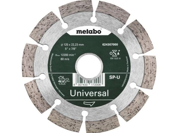 Metabo 624296000 Diamantskiva Diameter 125 mm 1 st