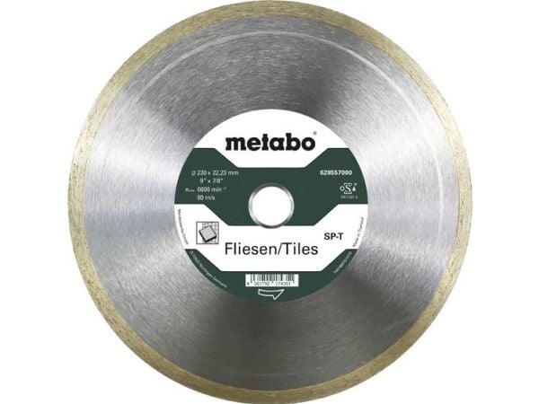 Metabo 628557000, Naturstein, Flis, 23 cm, 2,22 cm, 6600 RPM, Makita, 1 stykker