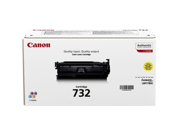 Canon CRG 732 Y, 6400 sivua, Keltainen, 1 kpl
