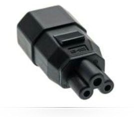 MicroConnect - Stikadapteri - IEC 60320 C5 - IEC 60320 C14