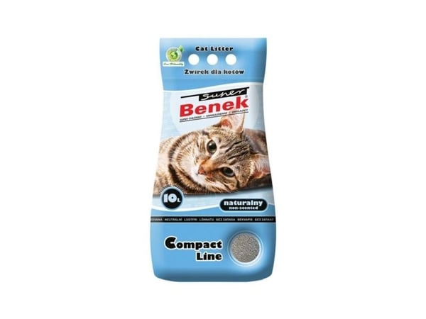 Certech Super Benek Compact Natural - Klumpende kattegrus 10 l Certech Super Benek Compact Natural - Klumpende kattegrus 10 l