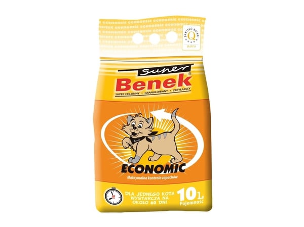 Certech Super Benek Economic - Klumpende kattegrus 10 l