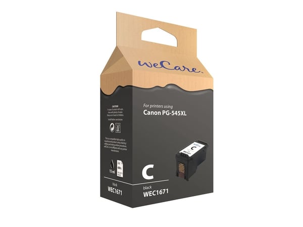 Wecare - 15 ml - svart - kompatibel - blekkpatron (alternativ for: Canon PG-545XL) - for Canon PIXMA TR4551, TR4650, TR4651, TS3350, TS3351, TS3352...