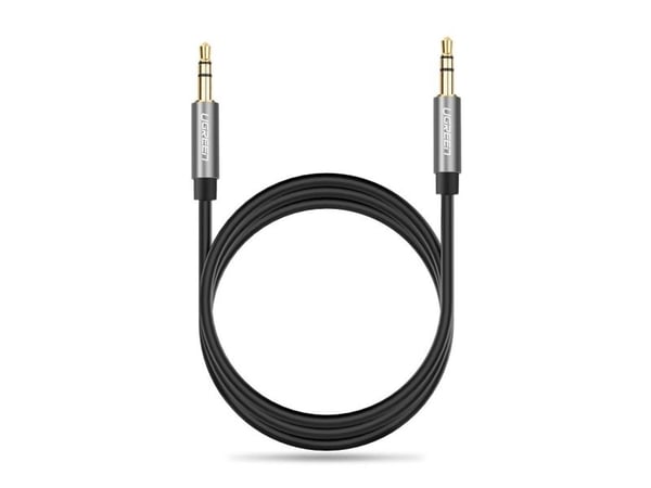 Ugreen 10737, 3.5mm, Hankjønn, 3.5mm, Hankjønn, 5 m, Sort