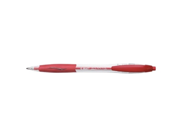 Kulspetspenna BIC Atlantis, medium, röd - (ask med 12)