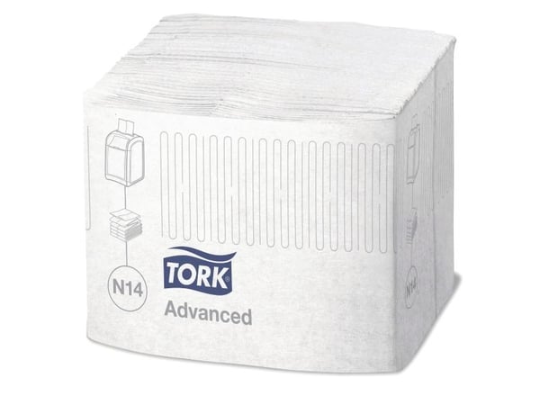 Serviet Tork Xpressnap Fit® N14 hvid 2-lag - (6 pakker x 6 bundter á 120 stk.)
